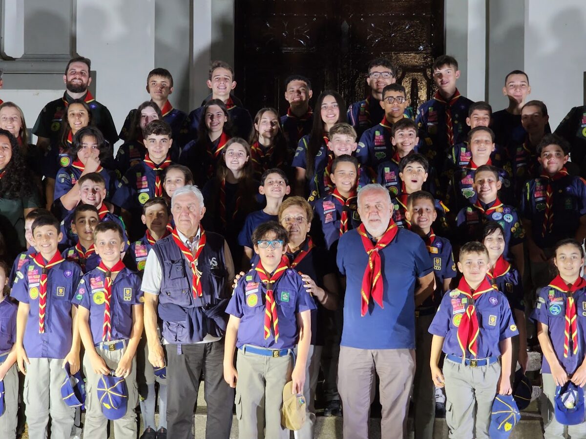 Grupo Escoteiro Dr. Cesare Tibaldeschi comemora 100 anos com a presença de três filhos do fundador 3 Grupo Escoteiro Dr. Cesare Tibaldeschi comemora 100 anos com a presença de três filhos do fundador