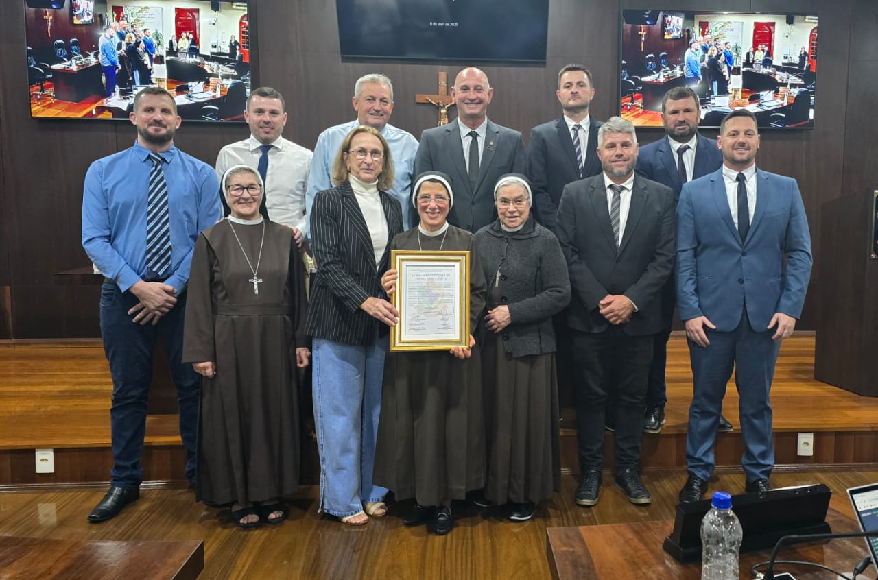 Irmãs Beneditinas recebem homenagem por 90 anos de dedicação em Nova Veneza 1 Irmãs Beneditinas recebem homenagem por 90 anos de dedicação em Nova Veneza
