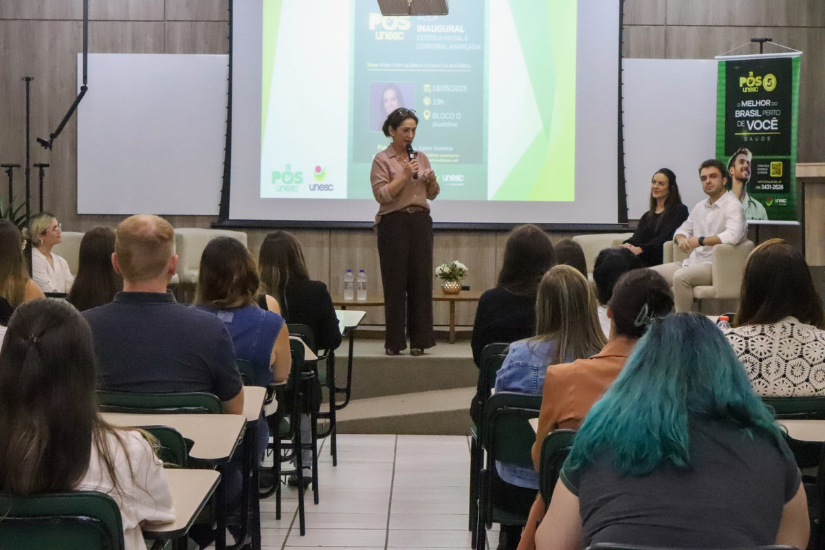 Unesc inicia nova turma da Pós-Graduação em Estética Facial e Corporal Avançada 5 Unesc inicia nova turma da Pós-Graduação em Estética Facial e Corporal Avançada