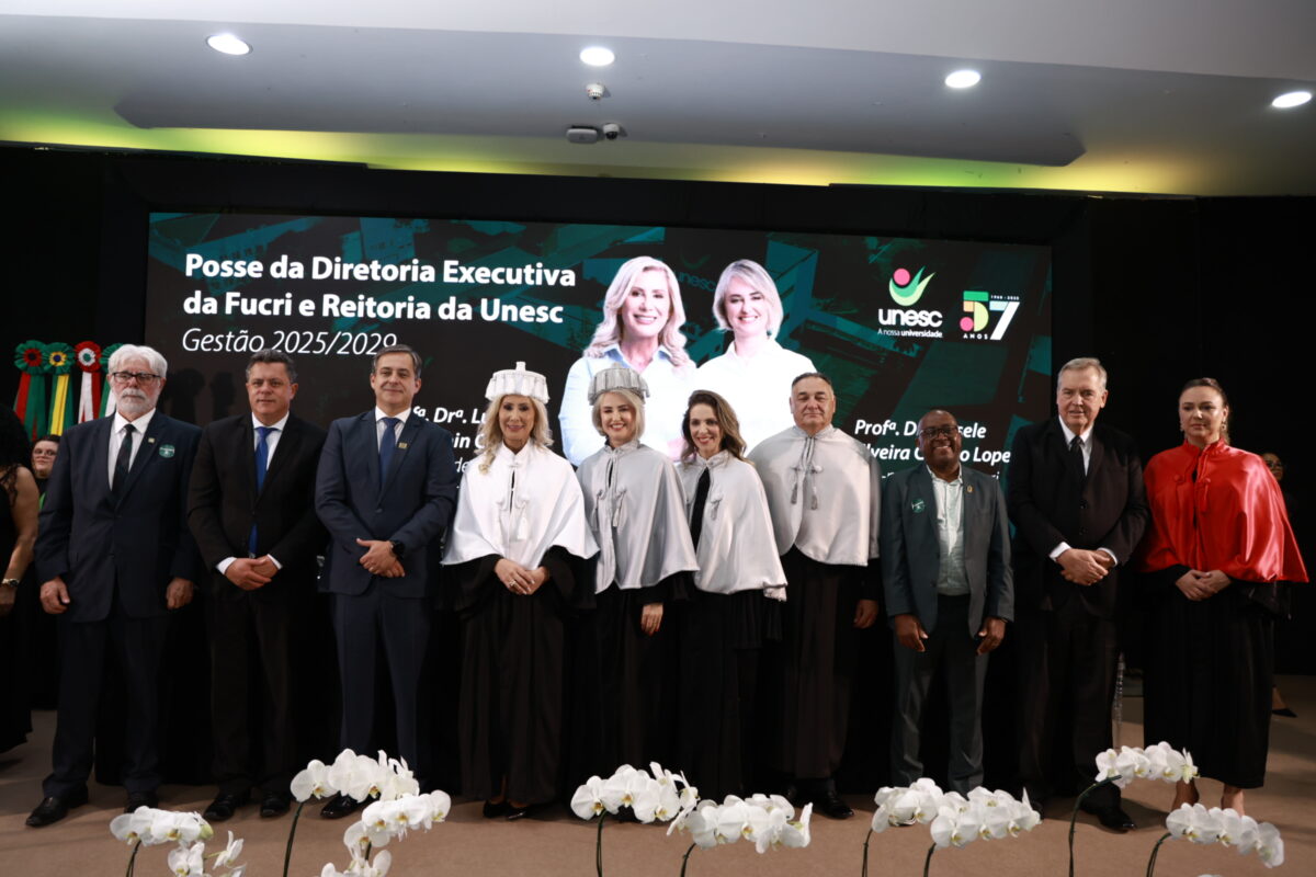 Unesc empossa Luciane Ceretta e Gisele Lopes e reafirma compromisso com a comunidade e excelência universitária 1 Unesc empossa Luciane Ceretta e Gisele Lopes e reafirma compromisso com a comunidade e excelência universitária