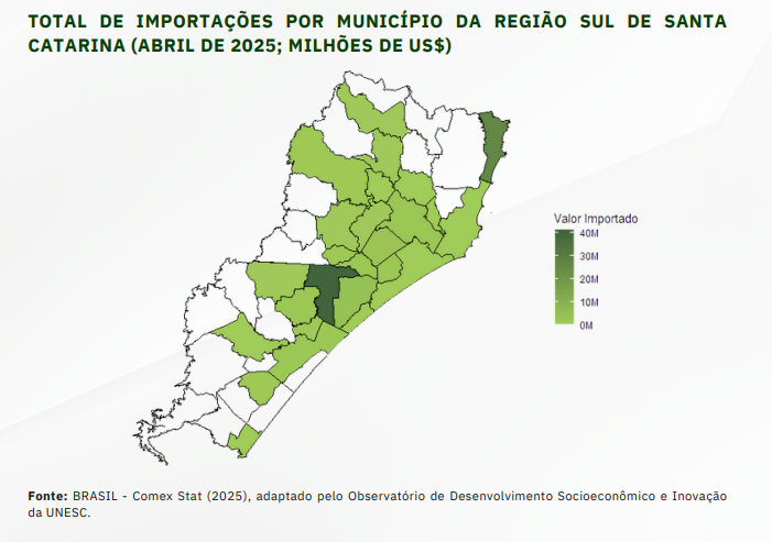 Exportações do Sul catarinense ganham força e ampliam alcance global 3 Exportações do Sul catarinense ganham força e ampliam alcance global