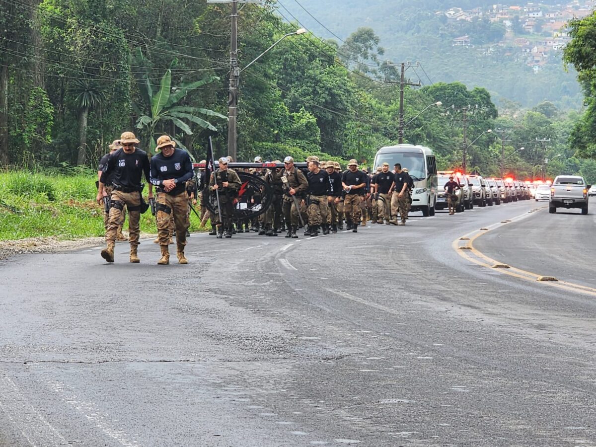 8º Curso de Táticas Policiais é iniciado em Criciúma com marcha até a Barragem do Rio São Bento 7 8º Curso de Táticas Policiais é iniciado em Criciúma com marcha até a Barragem do Rio São Bento