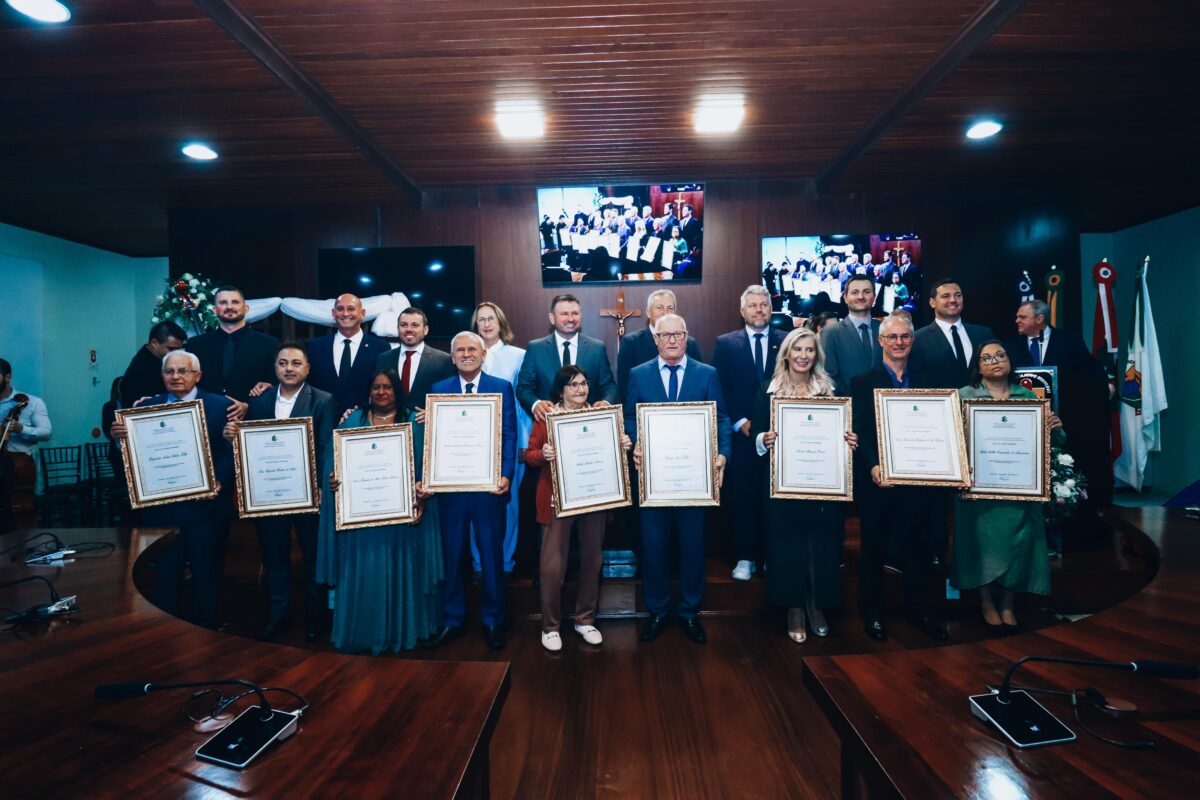 Câmara de Nova Veneza entrega título de Cidadão Honorário a nove personalidades 1 Câmara de Nova Veneza entrega título de Cidadão Honorário a nove personalidades