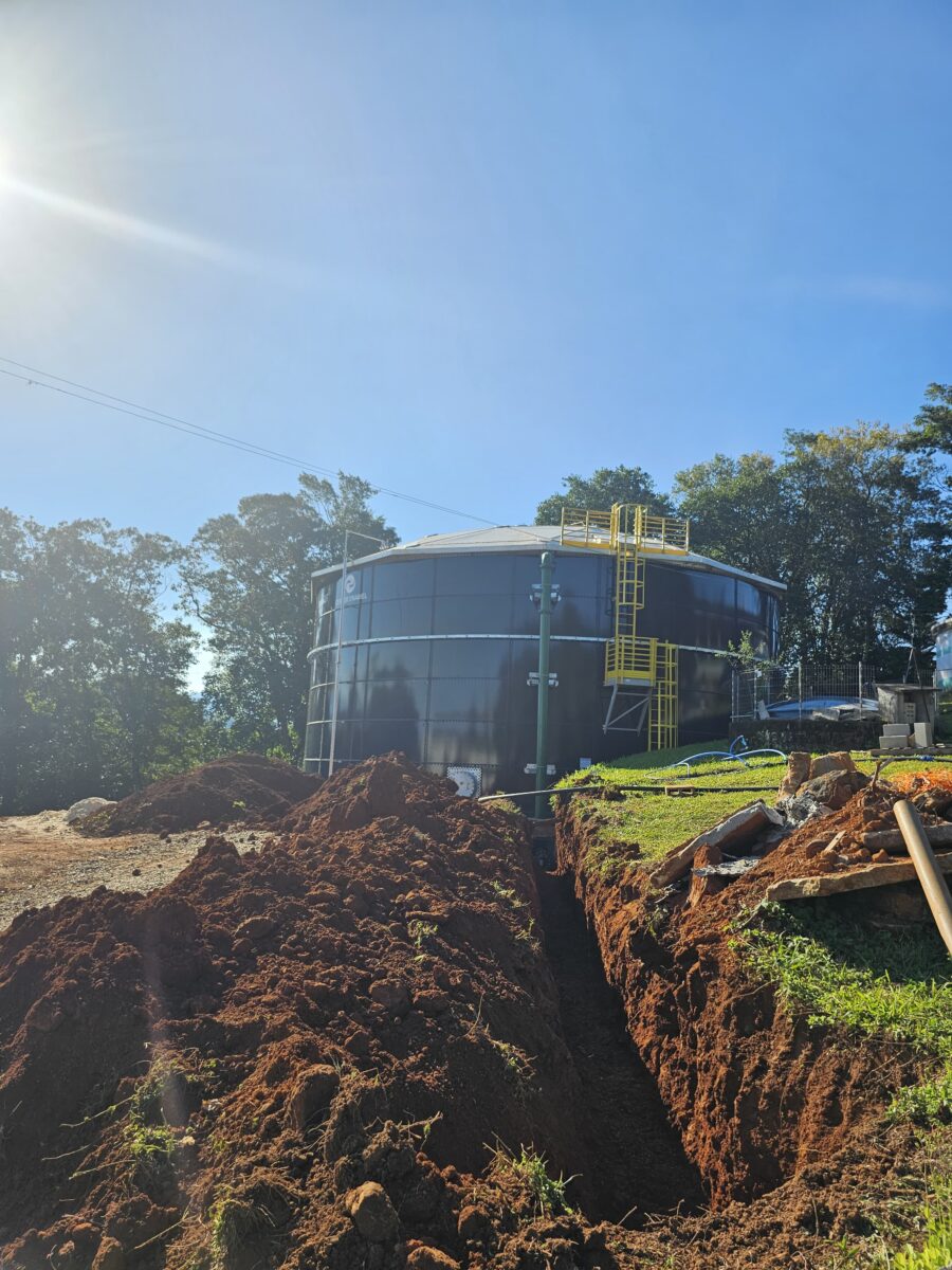 Obra para ativar novo reservatório começa em Nova Veneza e vai ajudar a resolver problemas de falta de água 2 Obra para ativar novo reservatório começa em Nova Veneza e vai ajudar a resolver problemas de falta de água