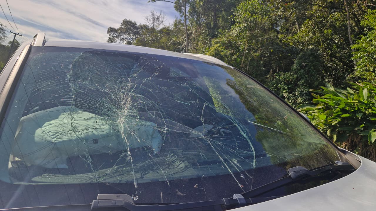 Acidente entre carro e moto deixa motociclista ferido em Nova Veneza 3 Acidente entre carro e moto deixa motociclista ferido em Nova Veneza