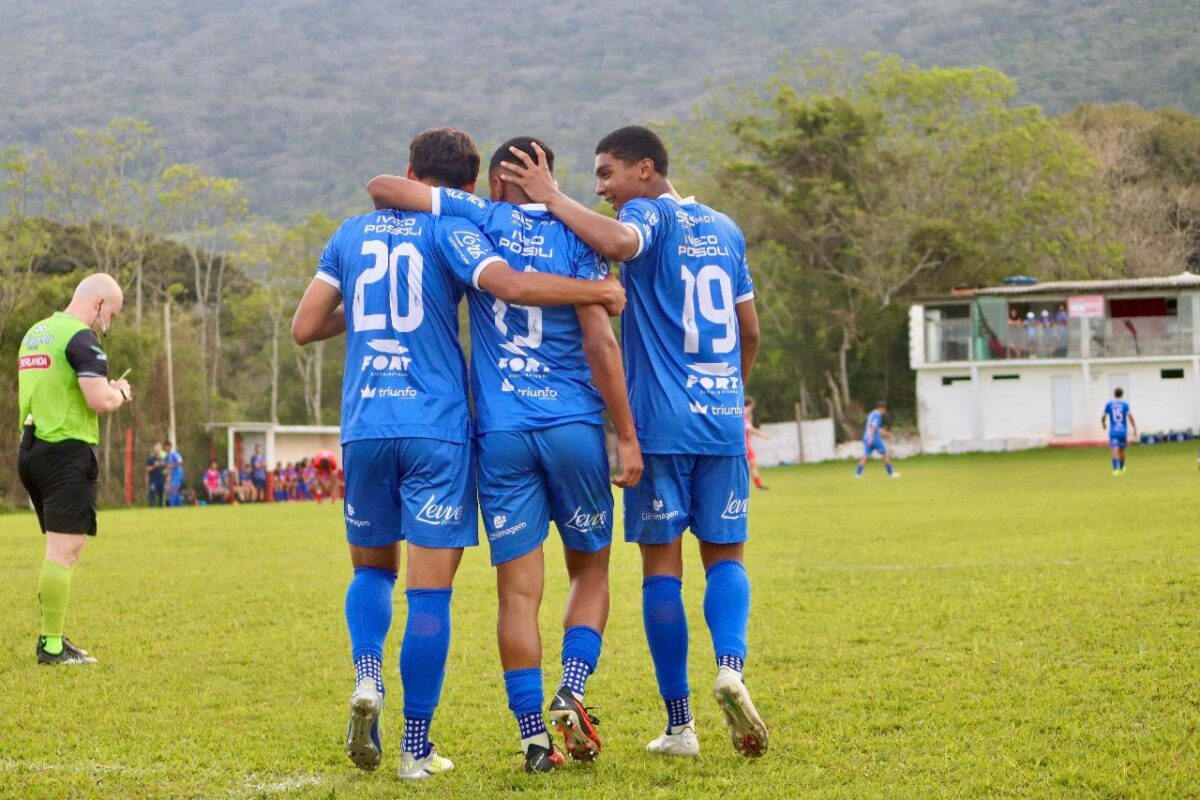 Caravaggio goleia o Vera Cruz pela Copa Santa Catarina Sub-20