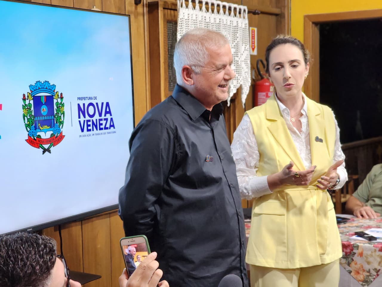 Prefeita Ângela Ghislandi apresenta pacote de mais de R$ 60 milhões em investimentos para Nova Veneza