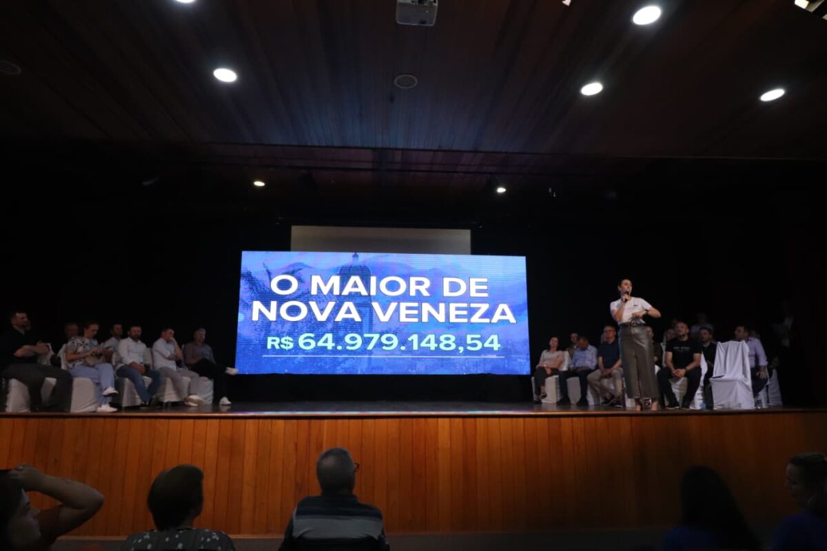 Dia histórico: Ângela e Edesio anunciam mais de R$ 64 milhões em investimentos para Nova Veneza