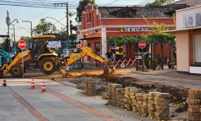 Falta d’água atinge seis bairros de Nova Veneza durante obras de interligação de rede