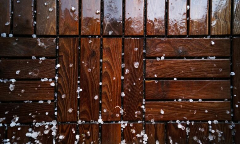 Domingo e segunda-feira com temporais e granizo