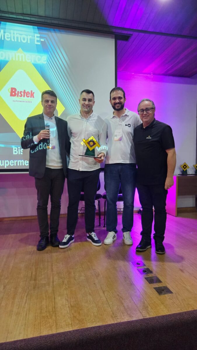 Bistek Supermercados conquista o segundo lugar no Prêmio de Melhor E-commerce da Região Sul