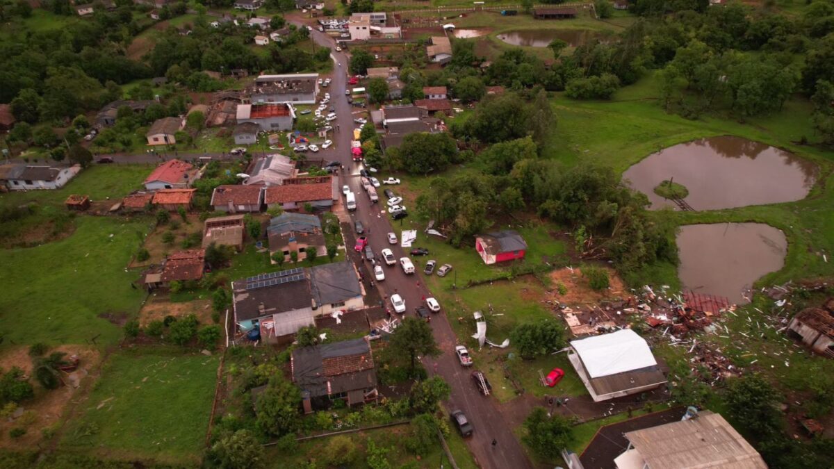 Proteção e Defesa Civil confirma ocorrência de três tornados no Oeste de Santa Catarina