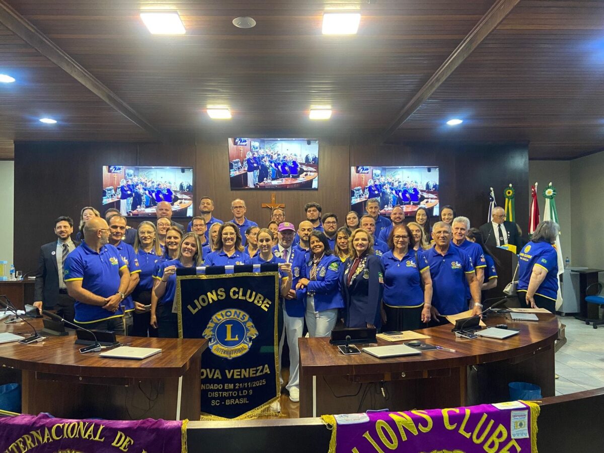Fundação do Lions Clube Nova Veneza marca novo capítulo no voluntariado da região