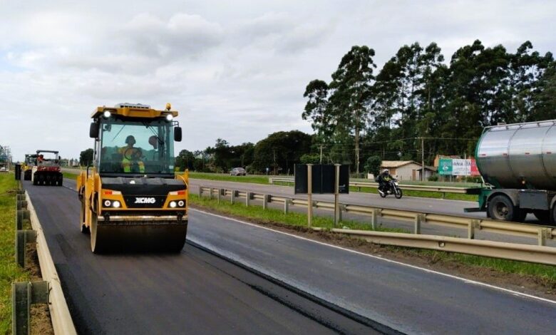 ViaCosteira realizará reparo emergencial no pavimento da BR-101 no trecho de Tubarão (SC)