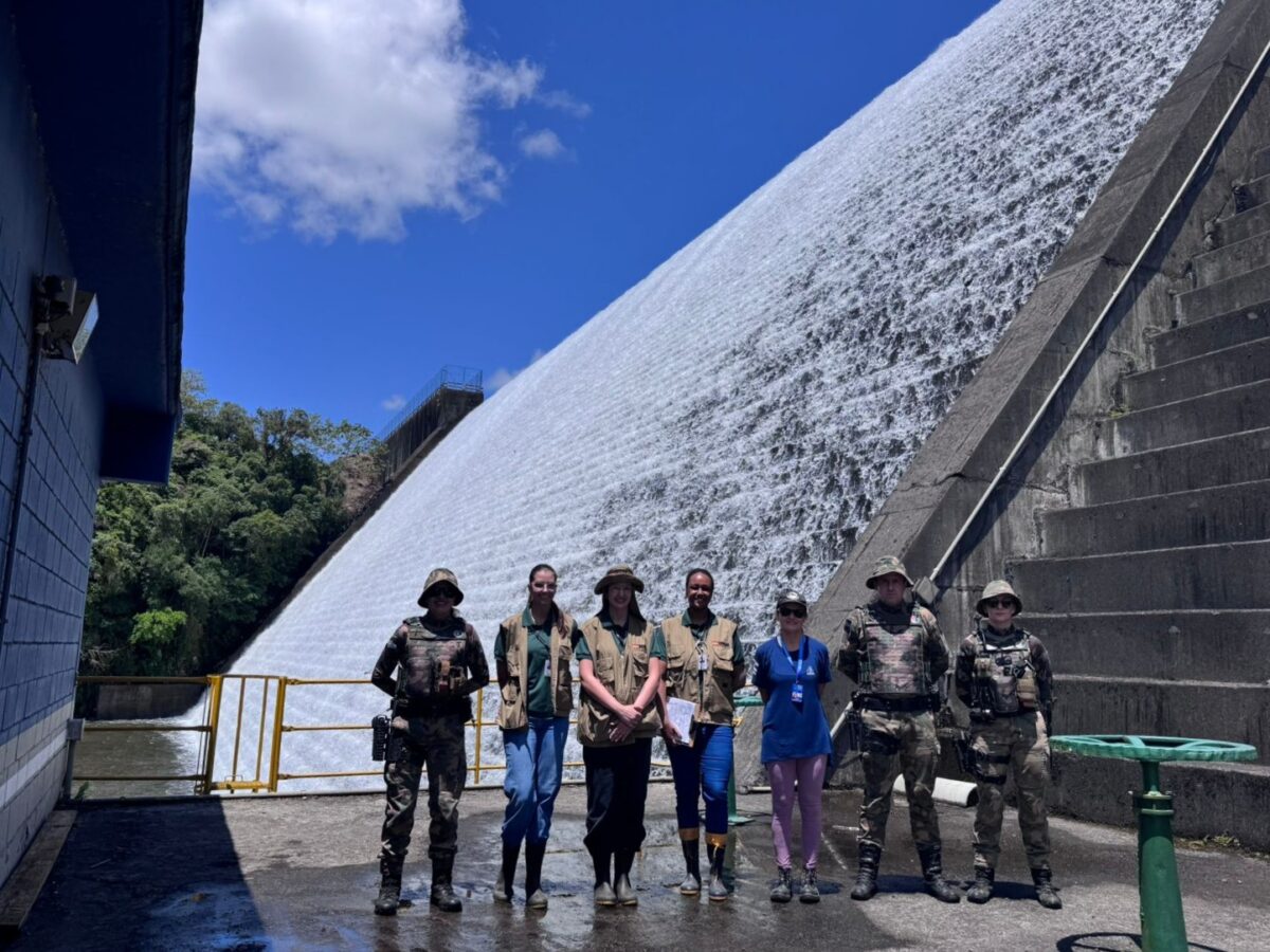 Barragem do Rio São Bento recebe vistoria conjunta da CASAN, Semae e Polícia Ambiental 1 Barragem do Rio São Bento recebe vistoria conjunta da CASAN, Semae e Polícia Ambiental