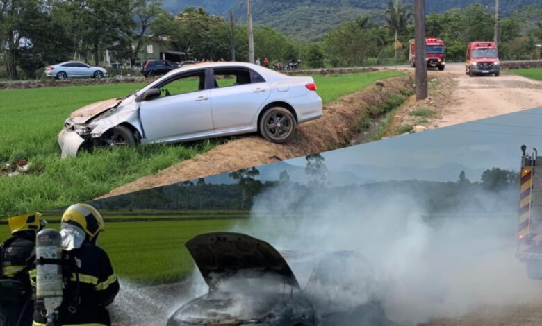 Dois atendimentos mobilizam Bombeiros em Nova Veneza neste domingo 1 Dois atendimentos mobilizam Bombeiros em Nova Veneza neste domingo