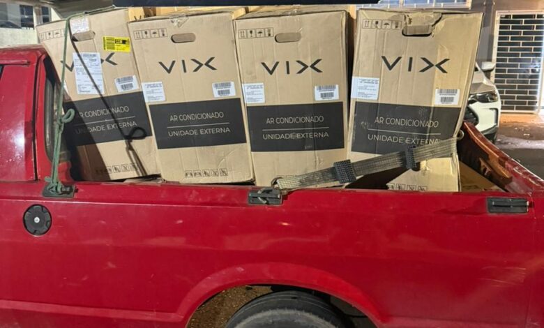 Polícia Militar prende em flagrante dois homens furtando ares-condicionados em Nova Veneza