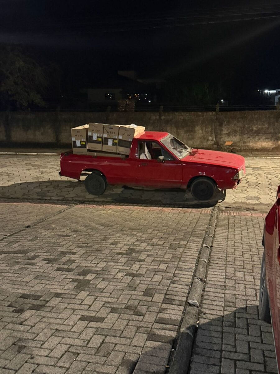 Polícia Militar prende em flagrante dois homens furtando ares-condicionados em Nova Veneza