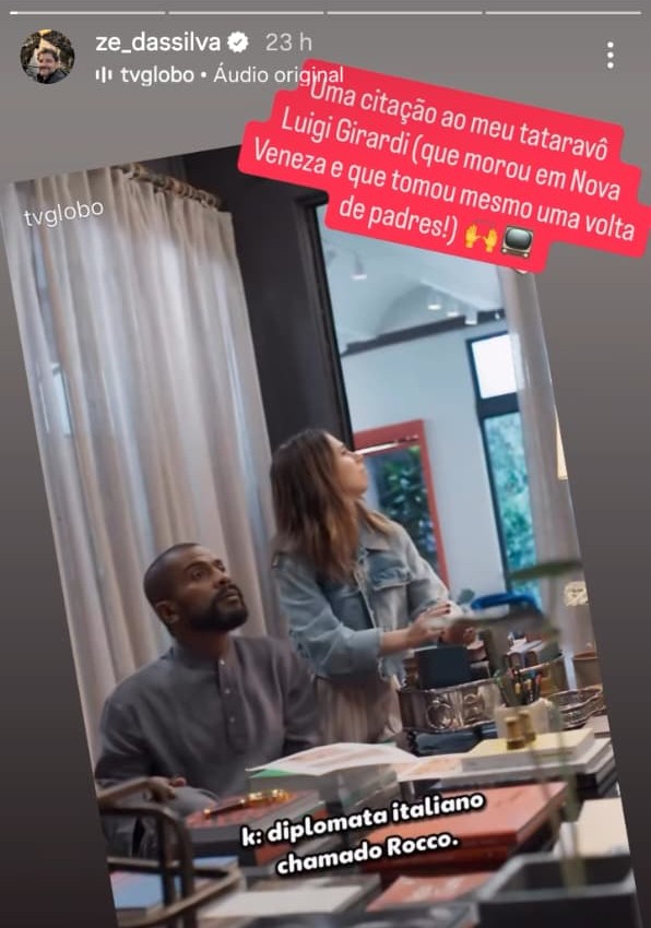 Citação a Nova Veneza em novela da Globo repercute nas redes sociais