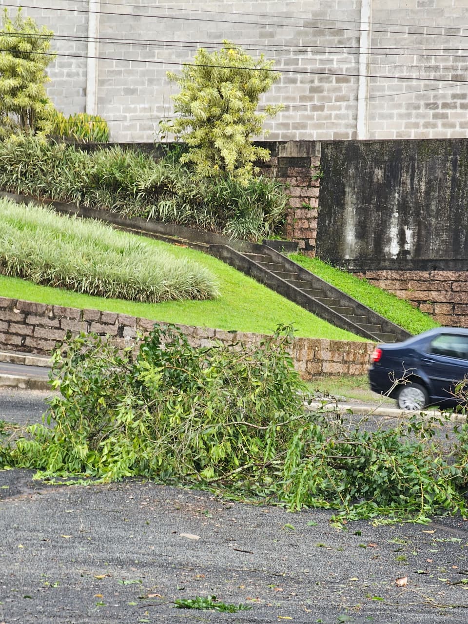 Temporal causa alagamentos e falta de energia em Nova Veneza