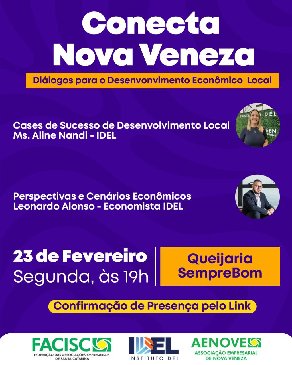 Conecta Nova Veneza promove diálogo estratégico para o desenvolvimento econômico local 2 Conecta Nova Veneza promove diálogo estratégico para o desenvolvimento econômico local