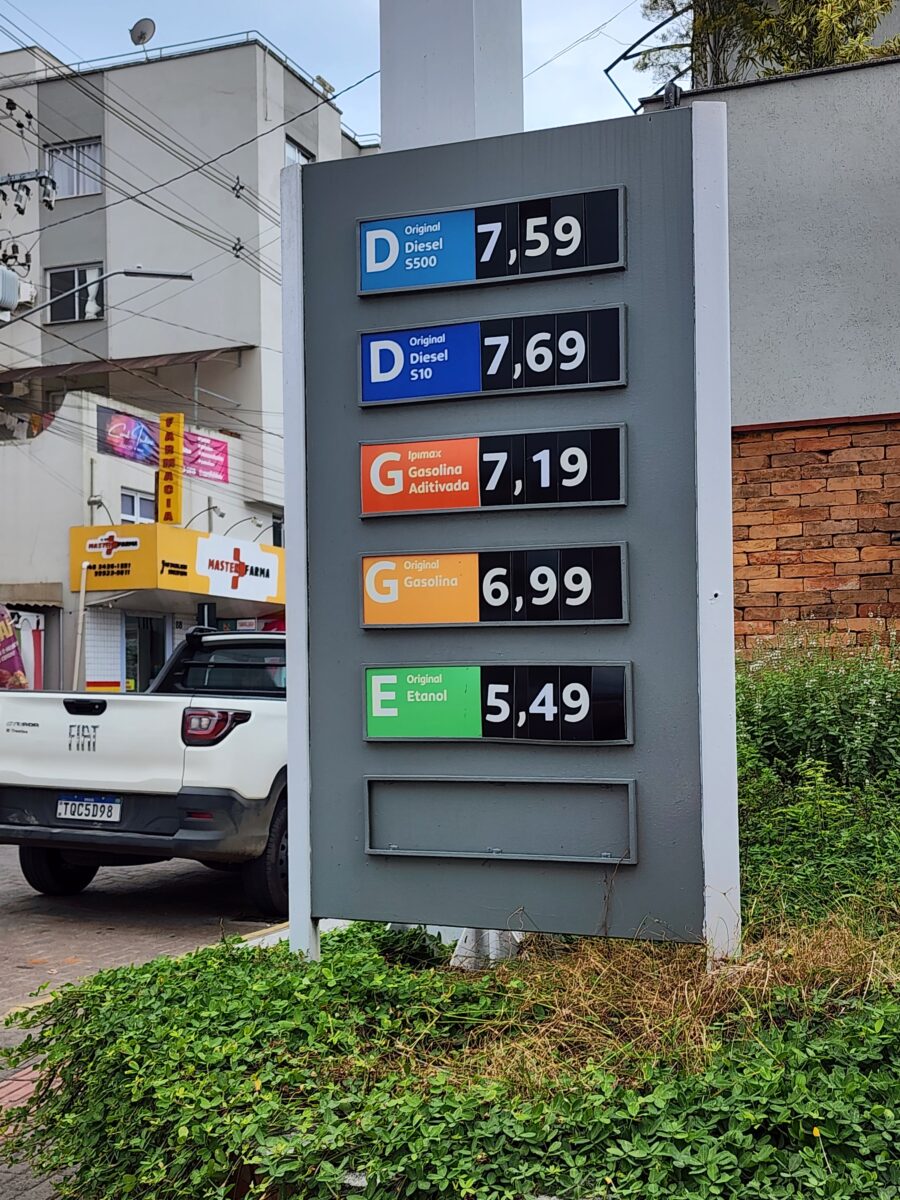 Alta nos combustíveis já impacta Nova Veneza 1 Alta nos combustíveis já impacta Nova Veneza