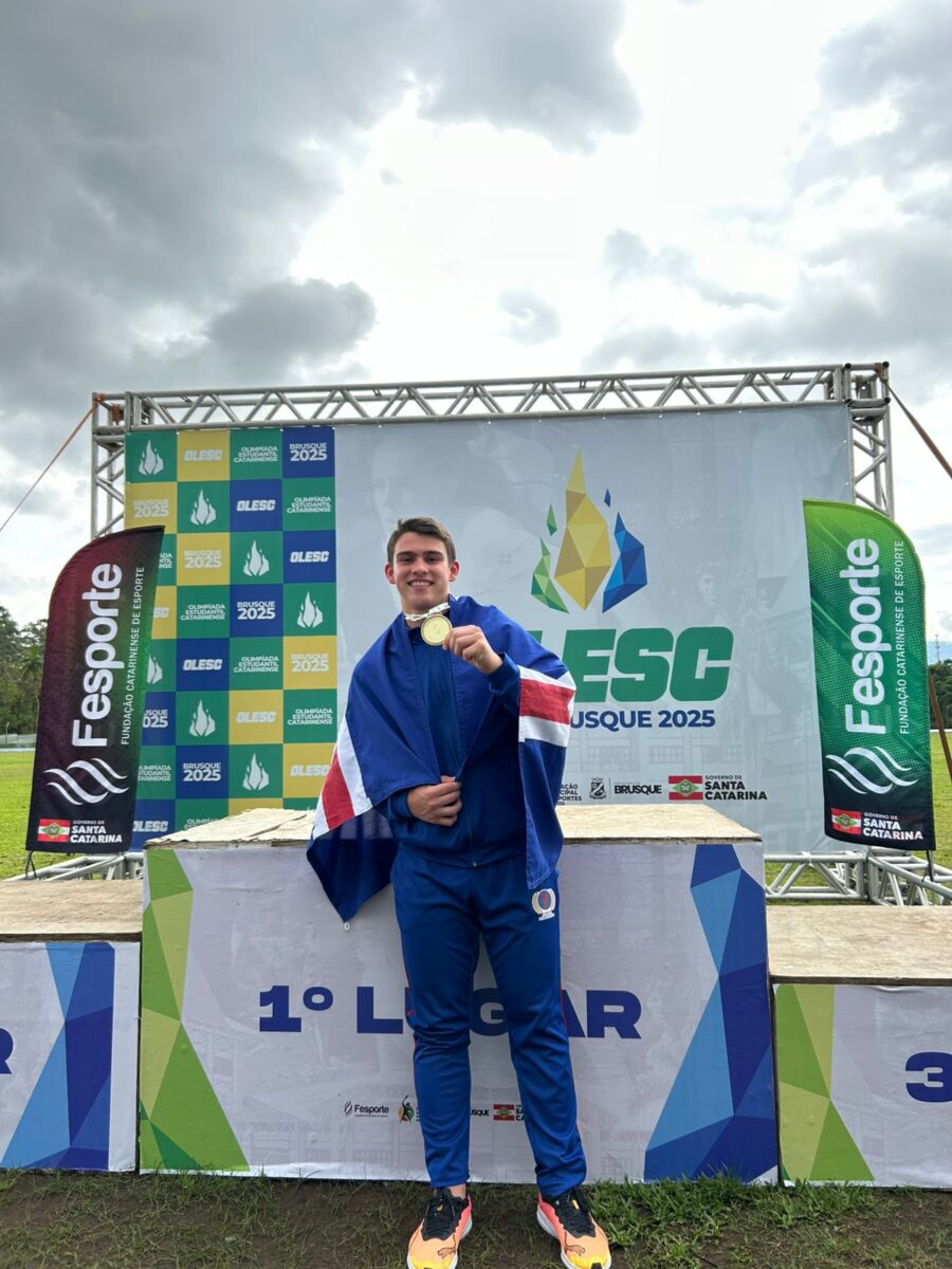 Atleta de Nova Veneza representa o Brasil em campeonato internacional de atletismo