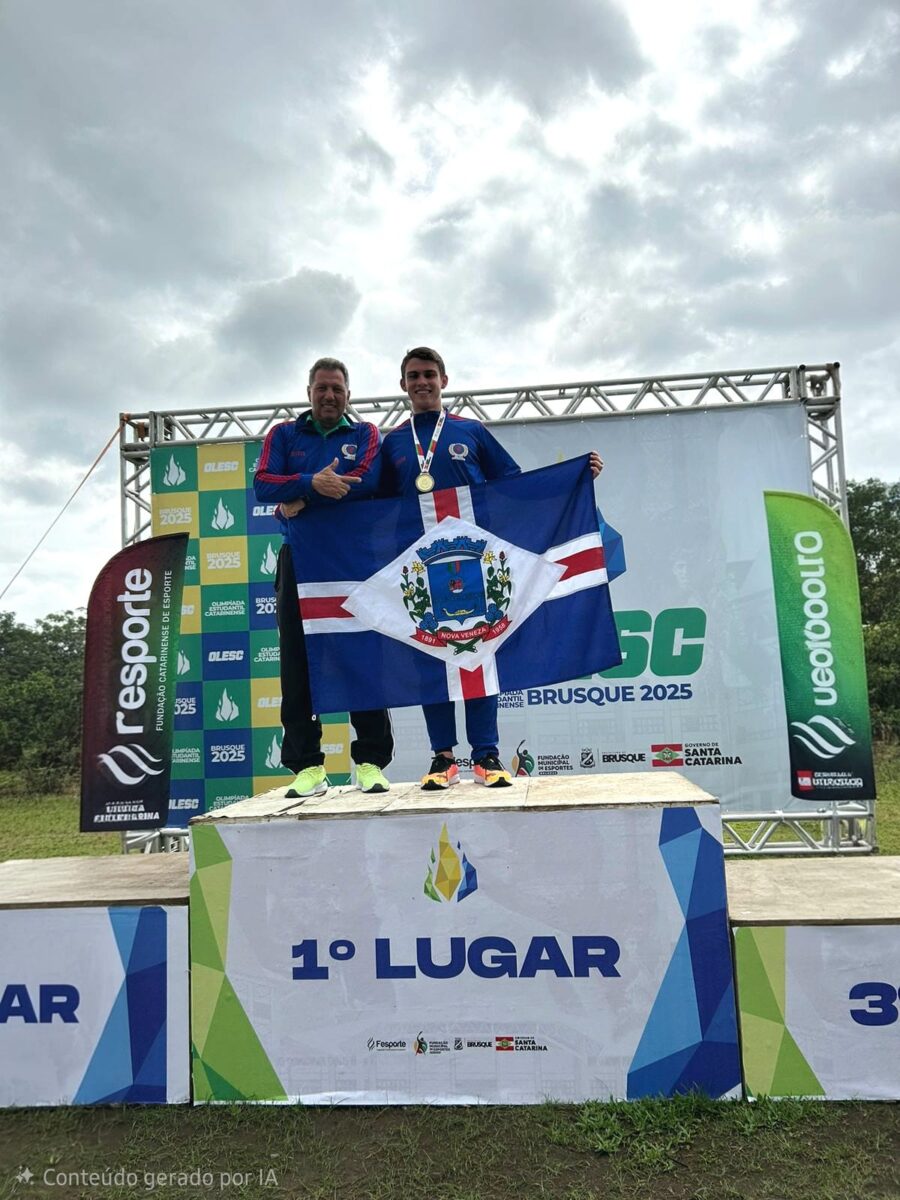Atleta de Nova Veneza representa o Brasil em campeonato internacional de atletismo