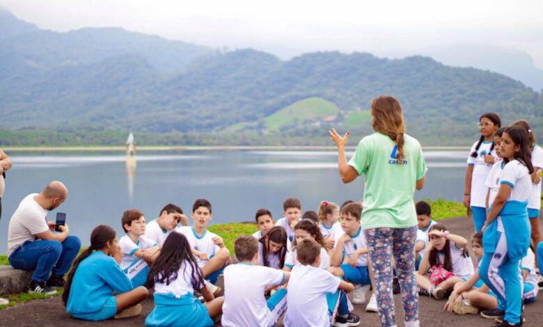 Visita à Barragem do Rio São Bento reforça educação ambiental para alunos de Nova Veneza