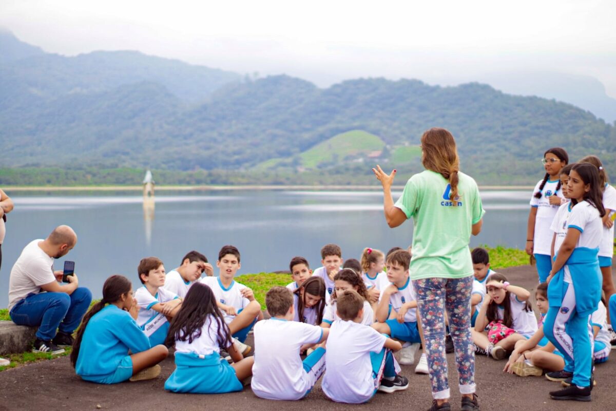 Visita à Barragem do Rio São Bento reforça educação ambiental para alunos de Nova Veneza 1 Visita à Barragem do Rio São Bento reforça educação ambiental para alunos de Nova Veneza