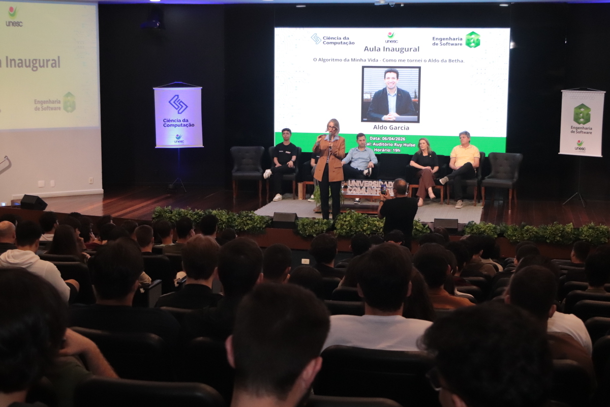 Ciência da Computação e Engenharia de Software recebem Aldo Garcia para aula inaugural 3 Ciência da Computação e Engenharia de Software recebem Aldo Garcia para aula inaugural