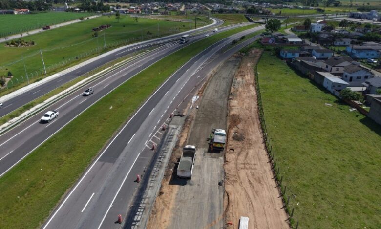 Dispositivo de saída em Araranguá terá alteração para avanço de vias marginais