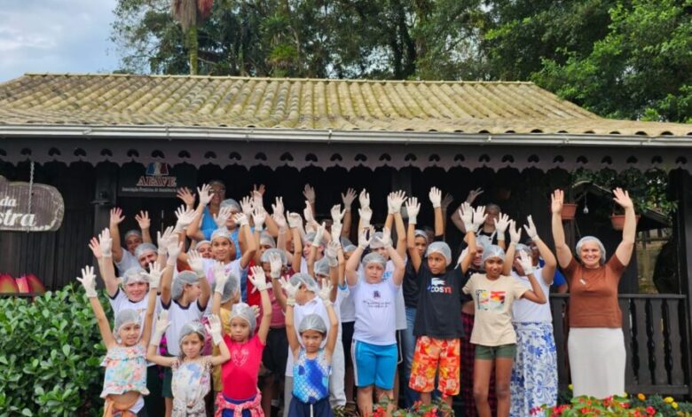 Integração e aprendizado marcam ação de Páscoa com crianças do Cras em Nova Veneza