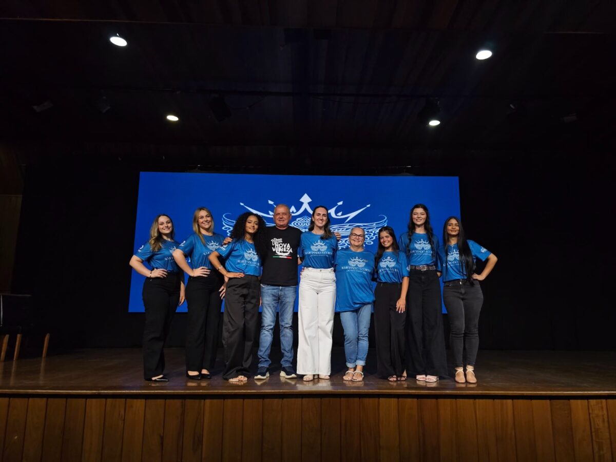 Nova Veneza apresenta candidatas à corte da Festa da Gastronomia 2026