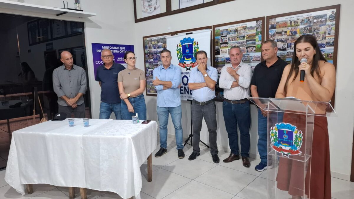 Nova Veneza investe mais de R$ 215 mil para ampliar abastecimento de água em São Bento Alto 2 Nova Veneza investe mais de R$ 215 mil para ampliar abastecimento de água em São Bento Alto