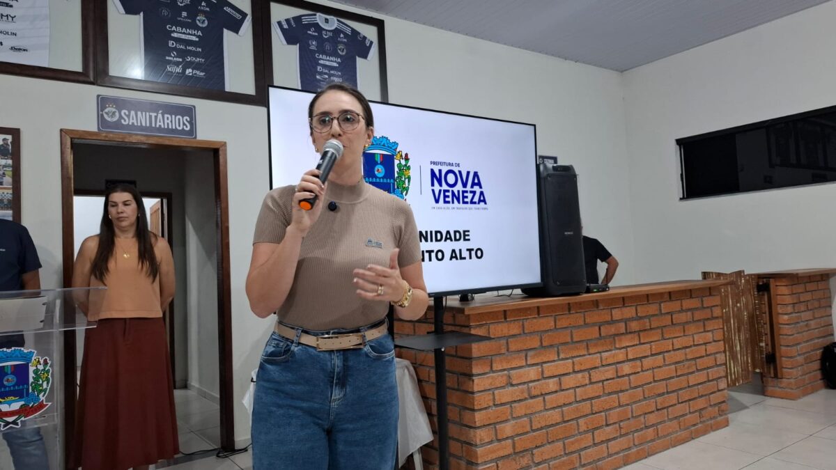 Nova Veneza investe mais de R$ 215 mil para ampliar abastecimento de água em São Bento Alto 1 Nova Veneza investe mais de R$ 215 mil para ampliar abastecimento de água em São Bento Alto