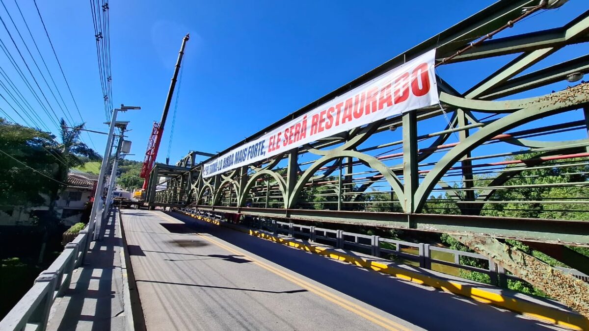Retirada da Ponte Dei Morosi iniciaram em Nova Veneza; trânsito é alterado
