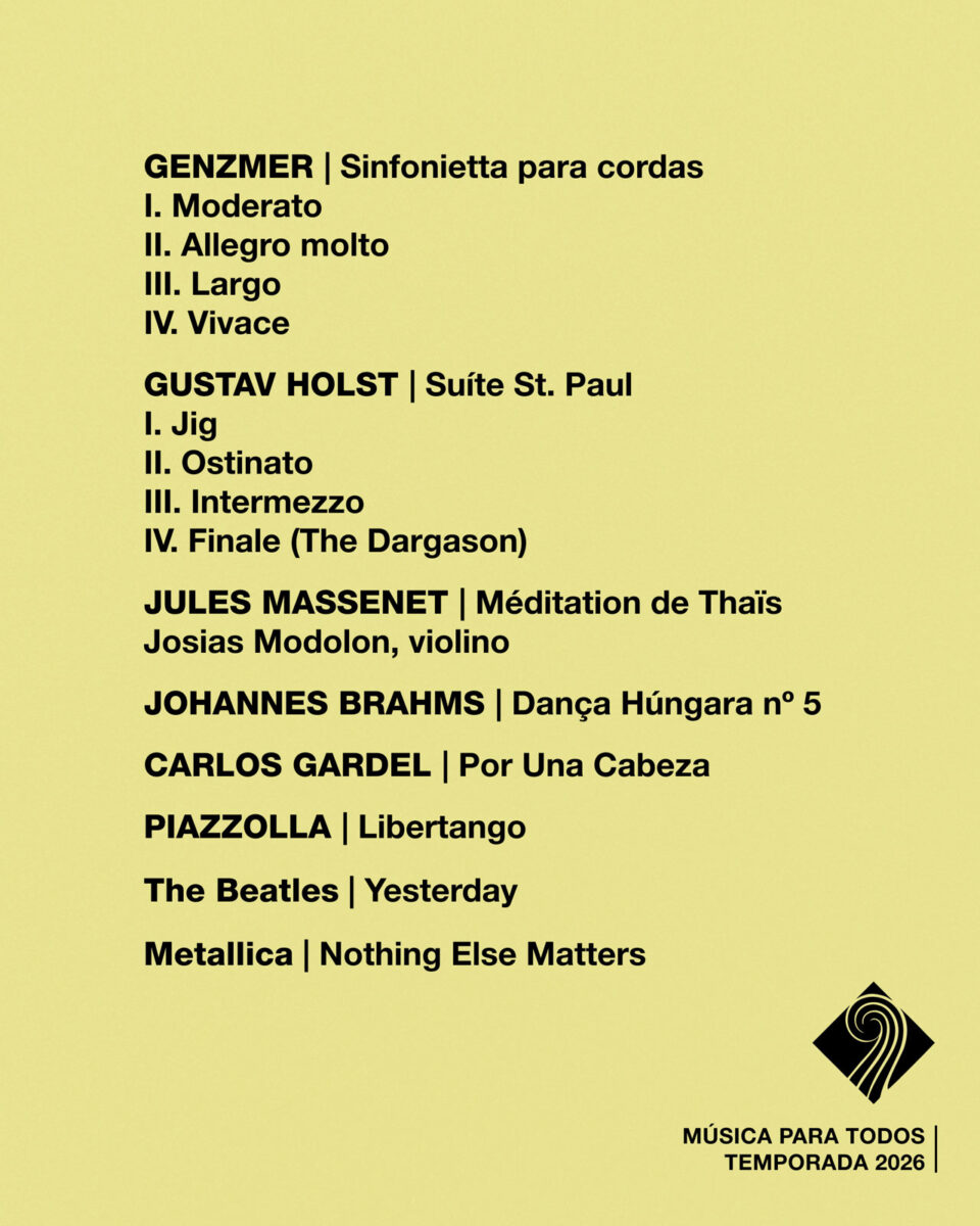 Concerto Música para Todos em Nova Veneza nesta sexta-feira, 26 2 Concerto Música para Todos em Nova Veneza nesta sexta-feira, 26