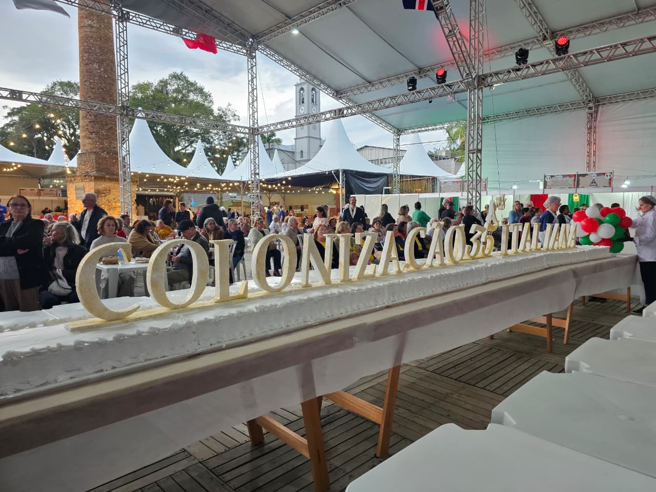 Nova Veneza celebra aniversário de colonização e emancipação em edição histórica da Festa da Gastronomia