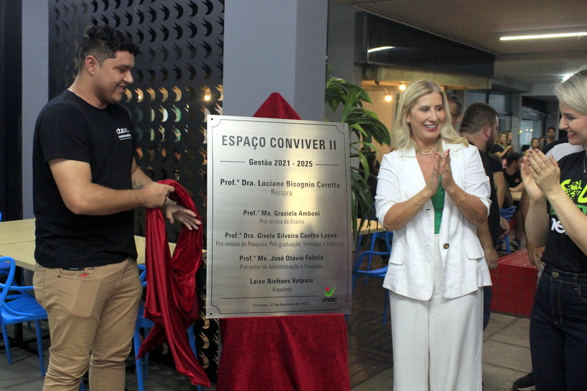 Unesc inaugura novo ambiente de convívio e interação para estudantes