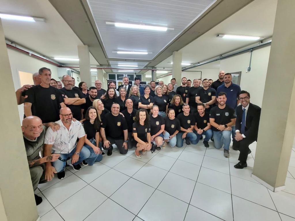 Delegado André Borges Milanese assume como Regional da Polícia Civil em Criciúma 2 Delegado André Borges Milanese assume como Regional da Polícia Civil em Criciúma