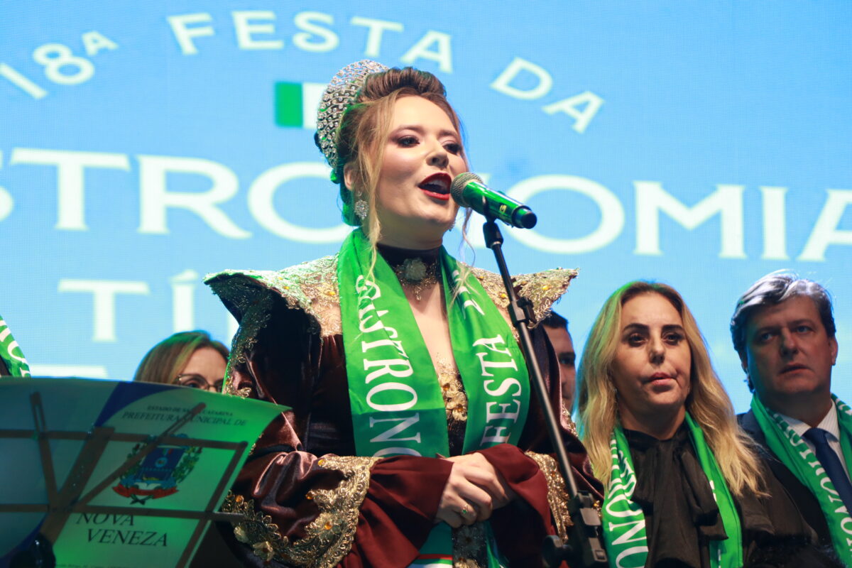 Festa da Gastronomia de Nova Veneza começa com show de Papas da Língua e expectativa de 100 mil visitantes 5 Festa da Gastronomia de Nova Veneza começa com show de Papas da Língua e expectativa de 100 mil visitantes
