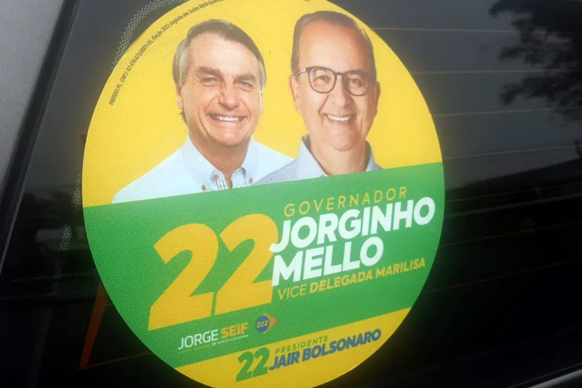 Adesivo Bolsonaro 22 em Nova Veneza