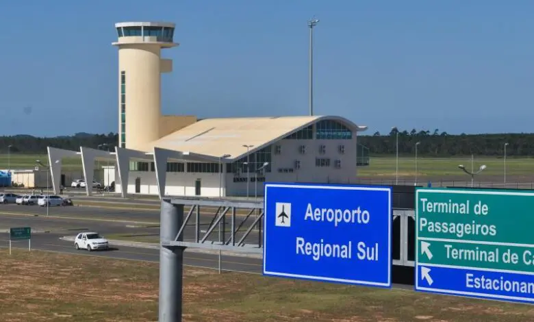 Com malha emergencial, Aeroporto de Jaguaruna teve alta de 74,9% no número de passageiros