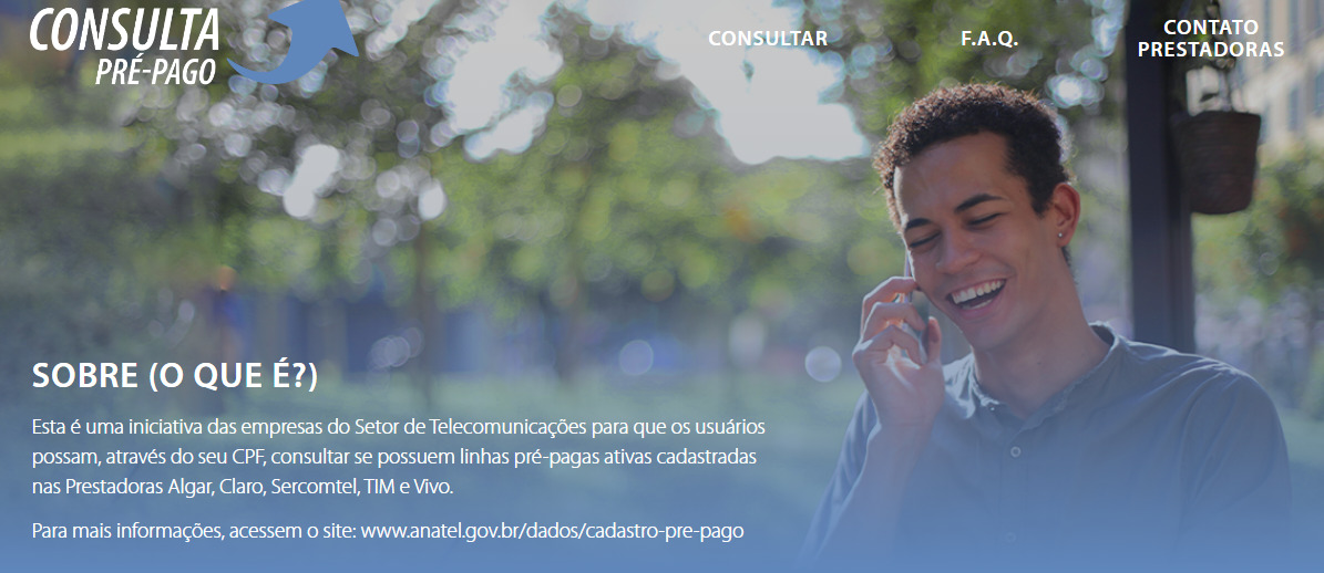 Descubra quantas linhas pré-pagas de celular estão registradas no seu CPF 1 Consulta CPF linhas pré-pagas de celular