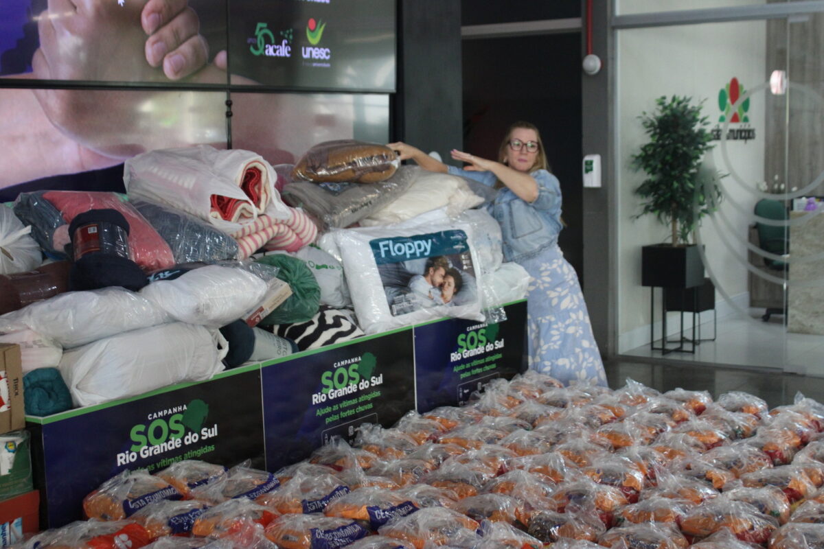 De mãos dadas: Juntas, Instituições de Ensino da Acafe arrecadam quase 114 toneladas de alimentos 5 De mãos dadas: Juntas, Instituições de Ensino da Acafe arrecadam quase 114 toneladas de alimentos