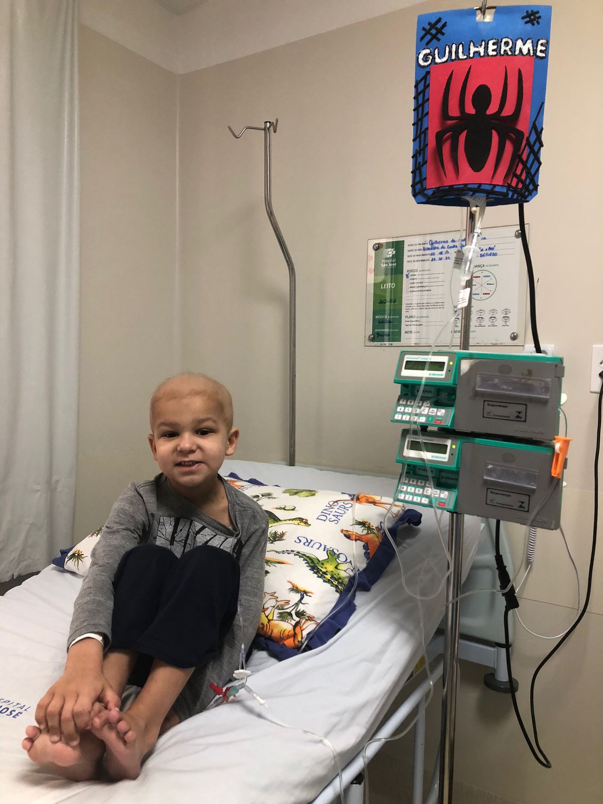 HSJosé: quimioterapia personalizada traz mais leveza ao tratamento do câncer infantil 1 HSJosé: quimioterapia personalizada traz mais leveza ao tratamento do câncer infantil