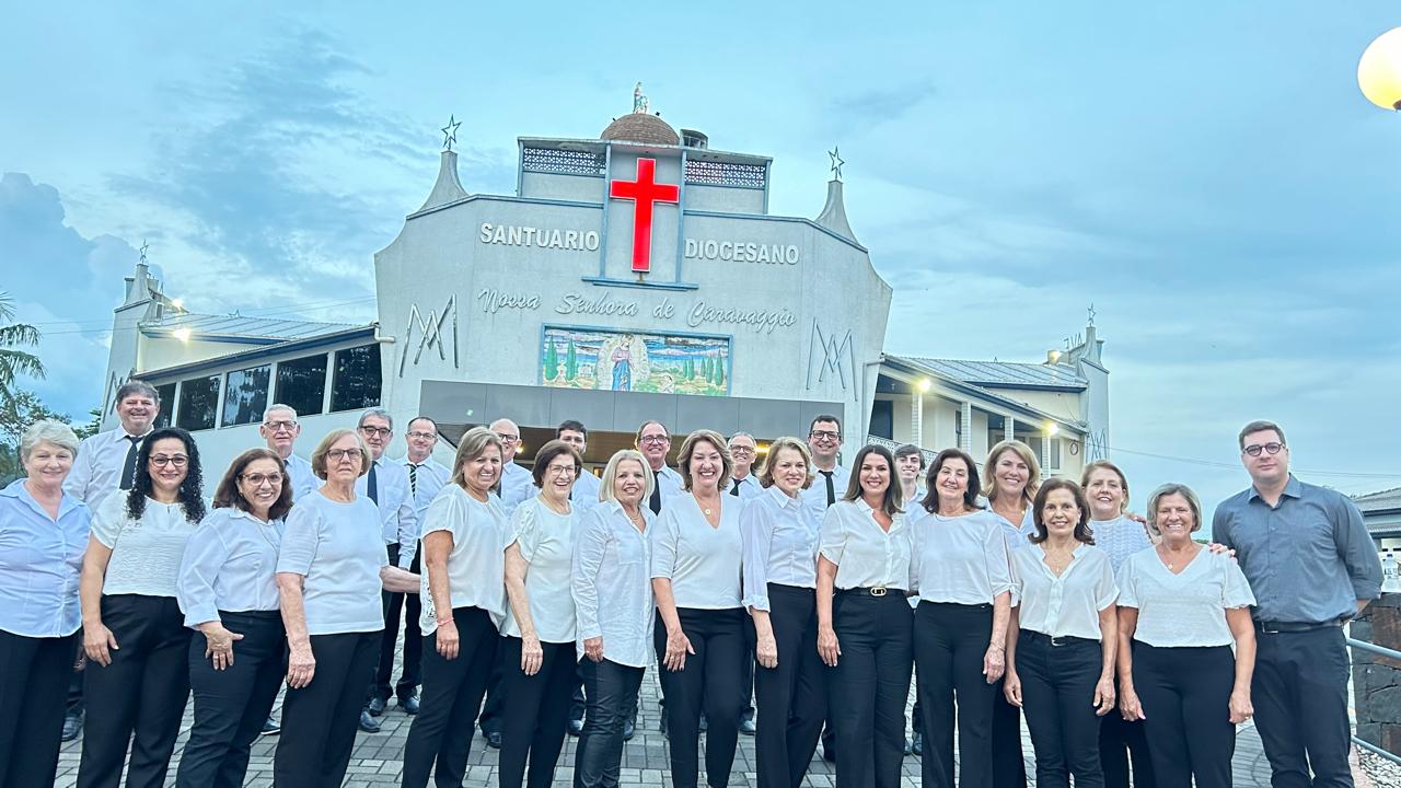 Coro do Santuário de Caravaggio se apresenta na Basílica de Aparecida neste sábado 1 Coro do Santuário de Caravaggio se apresenta na Basílica de Aparecida neste sábado