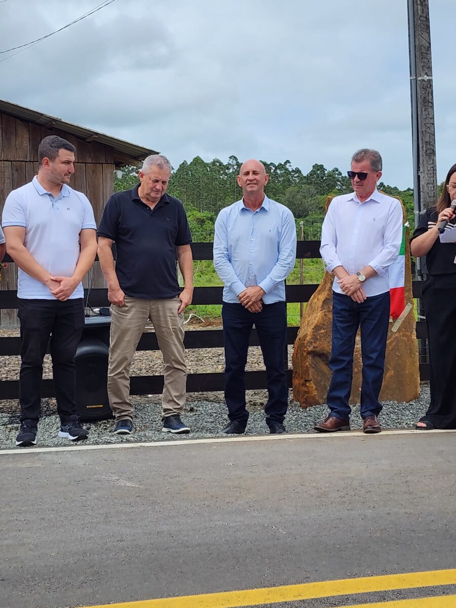 Nova Veneza celebra a inauguração da pavimentação asfáltica da Via Centenária 5 Nova Veneza celebra a inauguração da pavimentação asfáltica da Via Centenária