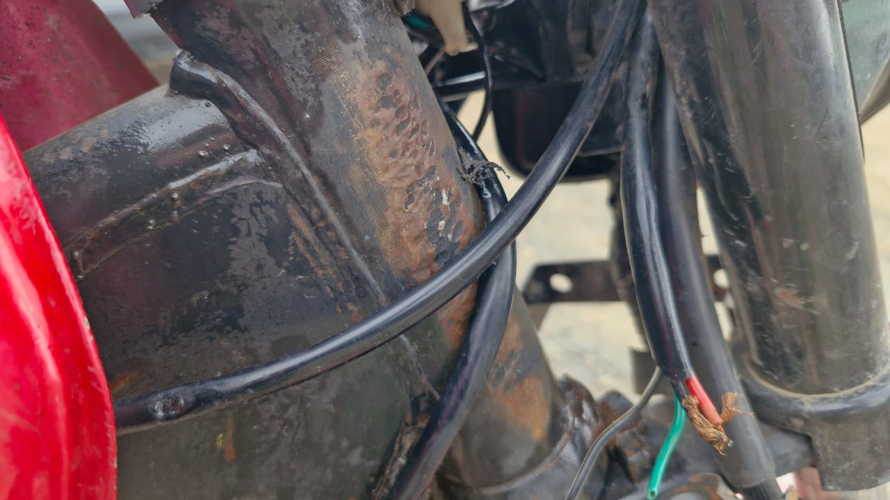 PM recolhe em Nova Veneza motocicleta com identificação adulterada 2 PM recolhe em Nova Veneza motocicleta com identificação adulterada